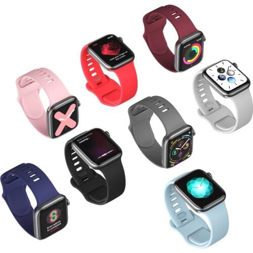 Soft Silicone Band for Apple Watch Series 5 4 3 2 6 SE 40MM 44MM 38MM 42MM Rubber Watchband Strap for iWatch 4/5 bracelet