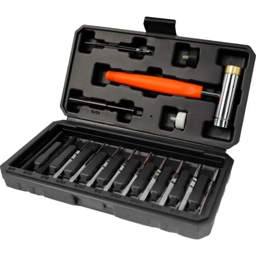 BESTNULE Roll Pin Punch Set, Gunsmith Punch Set, Made of Solid Material Including Steel Punch with Hammer for Gunsmiths