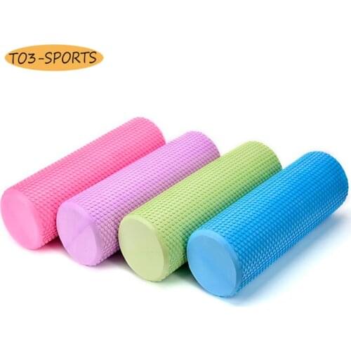 60/45*15cm Solid Yoga Column EVA Fitness Pilates Yoga Foam Roller blocks Train Gym Massage Grid Point Therapy Physio Exercise