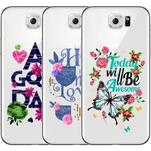 Transparent Mobile Phone Case For Samsung Galaxy s7 Mobile Phone Anti-drop