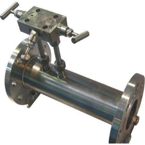 Direct supply wedge flowmeter flowmeter