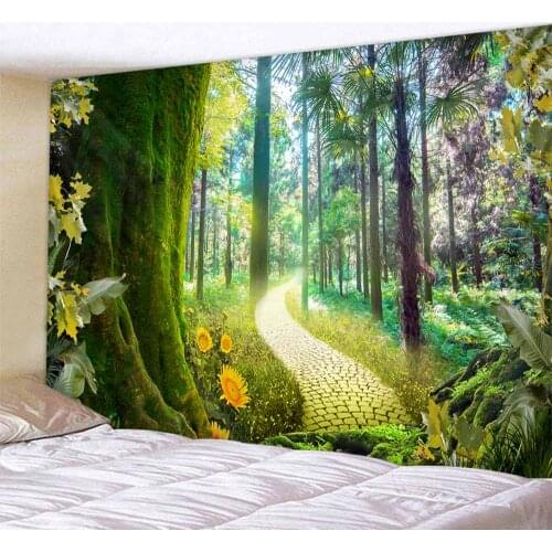 3D Printed Tapestry Living Room Bedroom Decoration Wall Hanging Sandy Beach Picnic Towel