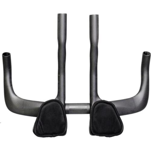 Bullhor Handle Bar Carbon TT Handlebar Rest Put Handlebar Aero Carbon TT Handle Bar Bike Rest Time Trial Handlebars + TT Bar End