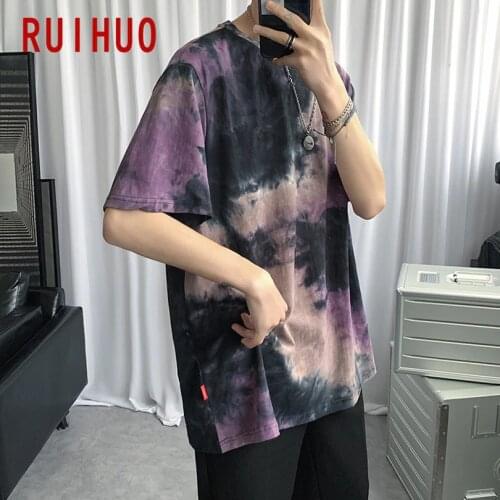 Мужские модные футболки RUIHUO China At AliExpress