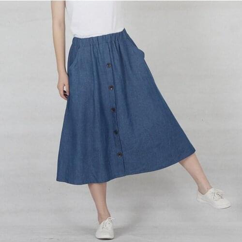 SeYionLer Denim Skirts For Women