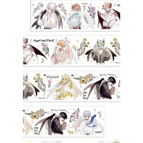 Fairy Flower Angel Washi Masking Tapes for Card Making DIY Scrapbooking Decorative Stickers