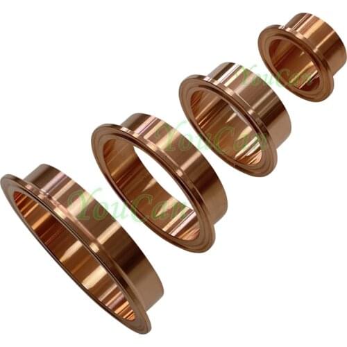 Red Copper Welding Tri Clamp Ferrule Tri Clover Flange 1.5" 2" 3" 4" Distillation Parts