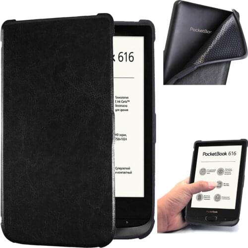 Afesar Case for PocketBook 632 eReader flip Cover Soft shell pouch for stronger protect your Model PB 632 ebook ultraslim style