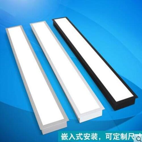 Recessed led strip light rectangular office ceiling lamp balcony porch light corridor concealed lamps led lighting fixture led
