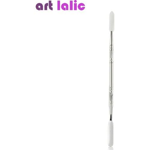 1Pc Stainless Steel Mixing Spatula Tool Spatuler Rod Dental Nail Art Makeup Foundation Eyeshadow Mixing Stick Color Tools