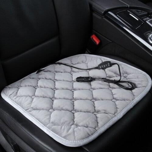 2020 Winter car heated cushion car office chairs electric heated seat cushion carbon fiber electric heating 12v