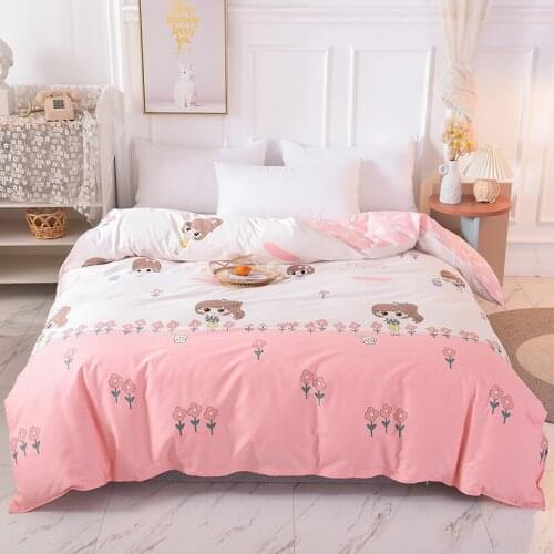 2021 new 1pc Kawaii beutiful Duvet Cover Cheap Blanket Comforter Quilt Case with Zipper Twin full Queen King Size good quality