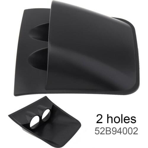 52mm 2 Inch Double Carbon Fiber Auto Car Gauge Cup Holder Pod Universal Black Car Instrument Mount