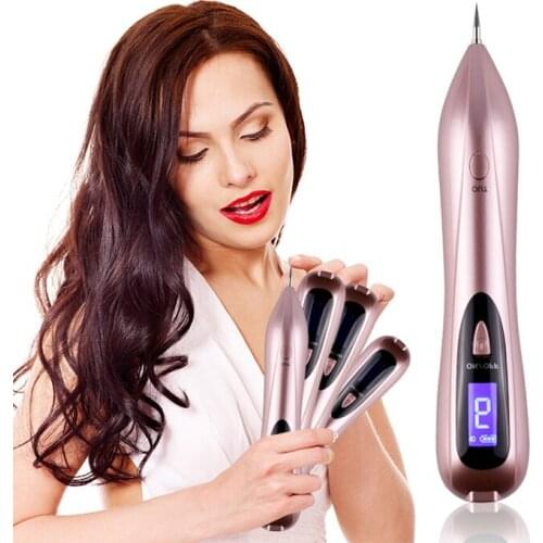 6 level LCD Plasma Pen Skin Face Mole Spots Laser Tattoo Removal Machine Facial Freckle Tag Wart Remover Skin Care Beauty Device