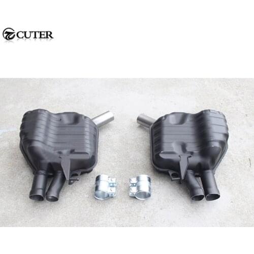 A7 S7 RS7 Statinless steel Auto Car Exhaust Tips tail pipes trims for Audi A7 S7 RS7 Car body kit 11-15