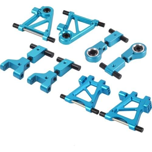 Aluminum Front Rear Upper Arms & Lower Arms Set for Tamiya TT02 TT-02 51528 Upgrade B Parts