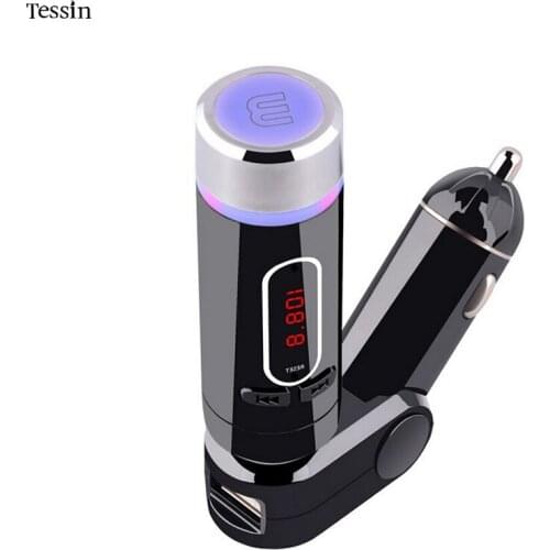 INGMAYA Car Bluetooth USB Charger 5V2.1A FM Transmitter TF Card Mp3 Play For iPhone iPad Samsung Lenovo Huawei Xiaomi LG Audio