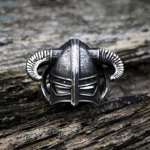 Beier 316L Stainless Steel Nose viking for men scandinavian Odin Viking Warrior Amulet Ring fasion jewelry LR506