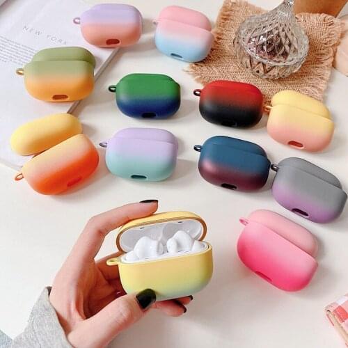 Gradient Candy colors For VIVO TWS 2 2e Case Hard Shell Wireless Earphone Accessories For vivo tws 2 2e Cover