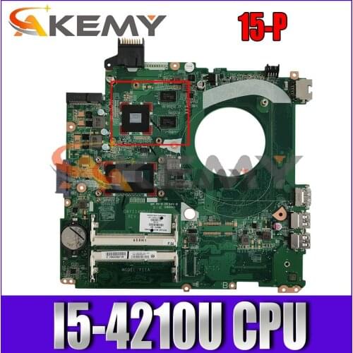 For HP Pavilion 15-P I5-4210U Notebook Motherboard DAY11AMB6E0 SR1EF N15S-GT-S-A2 DDR3 Mainboard