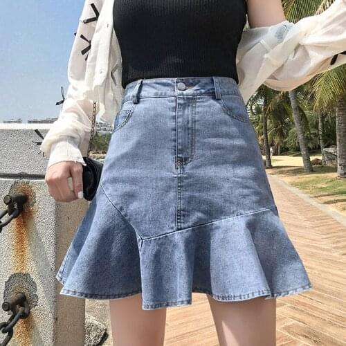HKCP Denim Skirts For Women