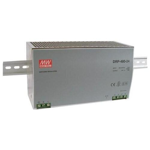 Meanwell power supply DRP-480-24V 48V 480W Single Output Industrial DIN RAIL with PFC Function