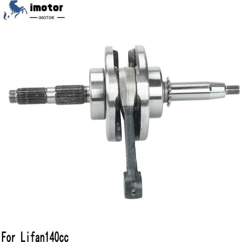 LF140 140cc Engine Crankshaft For Lifan 140 140cc 1P55FMJ Horizontal Kick Starter Engine Dirt Pit Bikes Parts