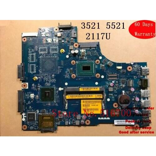 Mainboard For DELL 3521 Laptop Motherboard With SR0VQ 2117U CN-0671DP 0671DP 671DP VAW00 LA-9104P HM76 tested & working perfect