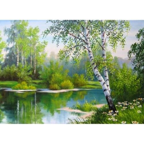 SenyuArt 5D Diamond Painting Full Round Square Embroidery Picture Mosaic Landscape Paiting Cross Stitch Kits Craft Home Decor