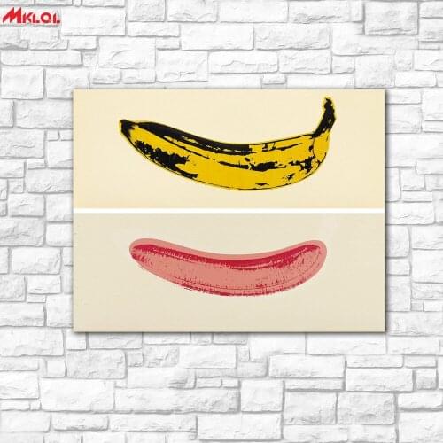 Wall Art Yummy banana American painting Painting For Living Room Home Decoration Oil Painting On Canvas Wall Painting no fram