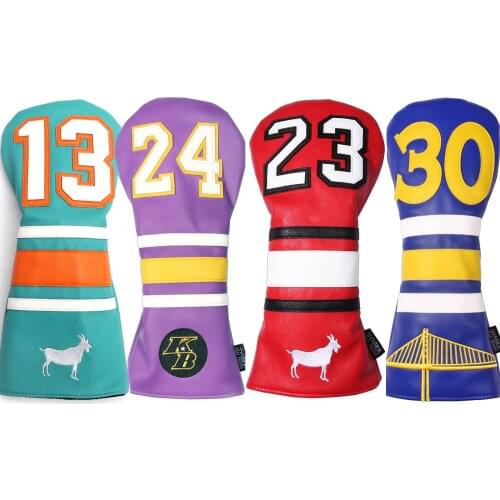 New 460CC Driver Headcover With Tail For Man Women PU Leather Cartoon Style Lovely Golf Club Cover