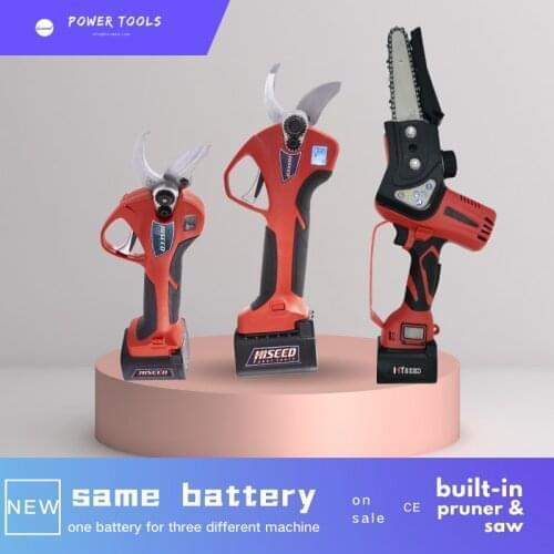 Single-handed pruner logging household electric small chain saw hand-held tree high-power portable same battery