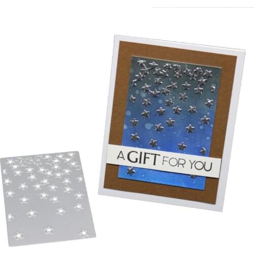 Five-pointed Star Metal Cut Dies Rectangle Stencils for Scrapbooking Stamp/photo Album Decorative Embossing DIY Paper Cards