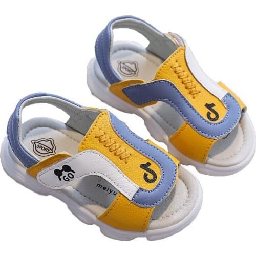 Summer 2020 New Baby Toddler Shoes Childrens Sandals Soft Sole Breathable Girls Casual Shoes Boys Beach Sandals 1-8 Years Old
