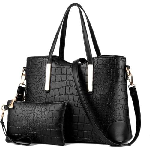 MICKY KEN new Women Shoulder Bags Fashion Pu Leather 2pcs Composite Bag tote Famous Designer Brand Female Handbag Sets