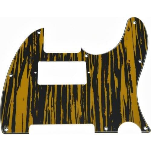 TL Style Humbucker Pickguard Scratch Plate Tawny Stripe