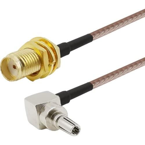 SMA to CRC9 RF Pigtail Wire SMA Female Jack to CRC9 Male Right Angle Crimp RG316 Pigtail Cable for HUAWEI Model 10CM-6CM
