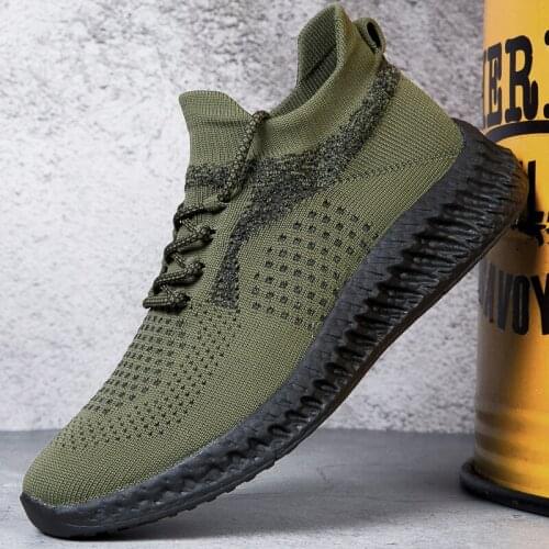 Comfortable Men Running Shoes Mesh Breathable Light Men Sneakers High Top Mens Shoes Socks Sport Shoes Men