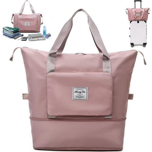 Large Capacity Folding Travel Bags Waterproof Luggage Tote HandbagTravel Duffle Bag Gym Yoga Storage Shoulder Bags For Women Men