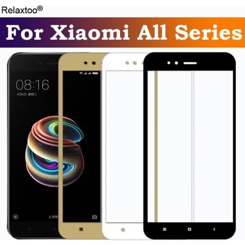 Full cover mi a 1 screen protector mi a1 tempered glass for xiaomi mi 8 lite a2 x 5x 6x xiami xiomi xaomi a 1 2 3 safty glas