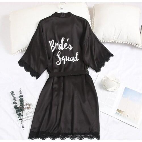 Smmoloa Women Sexy Silk Satin Robe Lingerie Night Wear Bathrobe Spring Summer