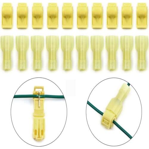 10Pcs Waterproof Quick Electrical Cable Connectors Snap Splice Lock Wire Terminals Insulated Crimp Terminal Connector