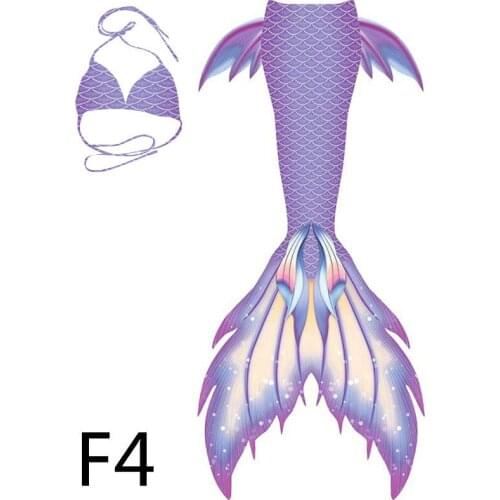 3pcs new style mermaid super long fishtail swimsuit bra cosplay mermaid summer swimming aquarium custom performance costume