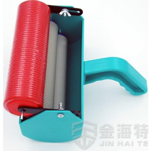 7 inch Decorative paint machine 7" Rubber Roller Single Color patterned paint roller liquid wallpaper DIY decoration machine