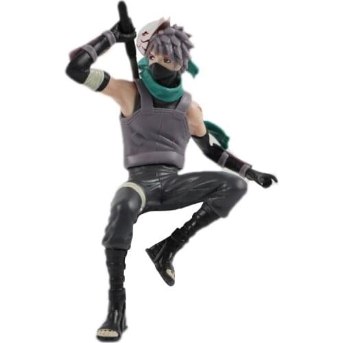 Anime Naruto Figure Hatake Kakashi Figures NARUTO Action Figure Accessories Car Ornaments Cartoon Cool Kids Toys Birthday Gifts