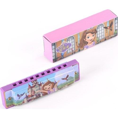Disney princess Sophia Harmonica Toy Musical Instrument girls Childrens 24-hole harmonica