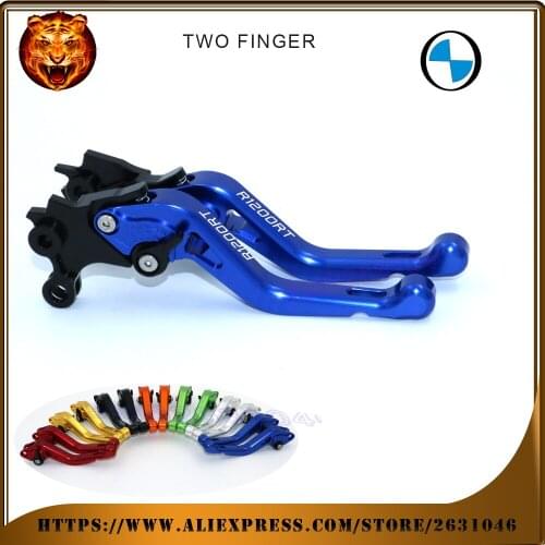 For BMW R 1200RT 2010-2013 New Style Blue Black 2 finger red motobike Motorcycle Adjustable Short Brake Clutch Levers