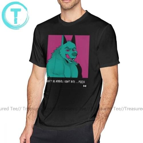 Werewolf T Shirt Green Werewolf T-Shirt Graphic Awesome Tee Shirt Classic Men Plus size Short Sleeve 100 Percent Cotton Tshirt