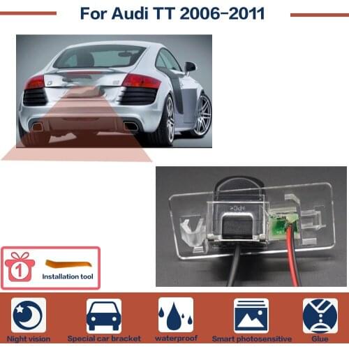 For Audi TT 2006~2011 Car Rear View Reverse Backup Camera Parking HD Night Vision High Quality | CCD + RCA