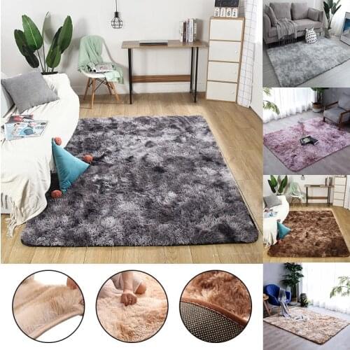 Long Hair Living room carpet Sofa Coffee Table Rug Bedroom Room Bay Window Bedside Carpet Luxury bedroom decoration Rug